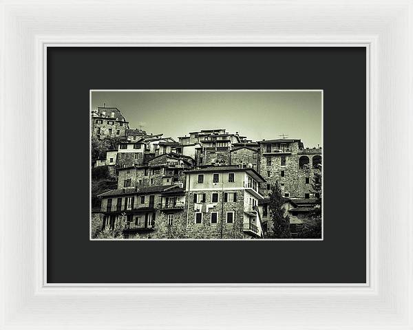 Apricale Italy - Framed Print