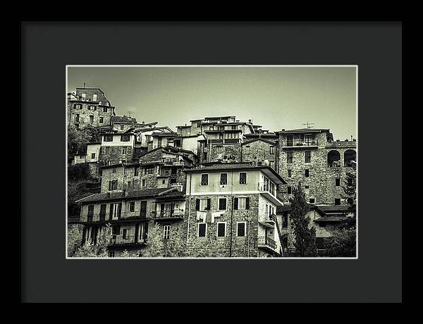 Apricale Italy - Framed Print