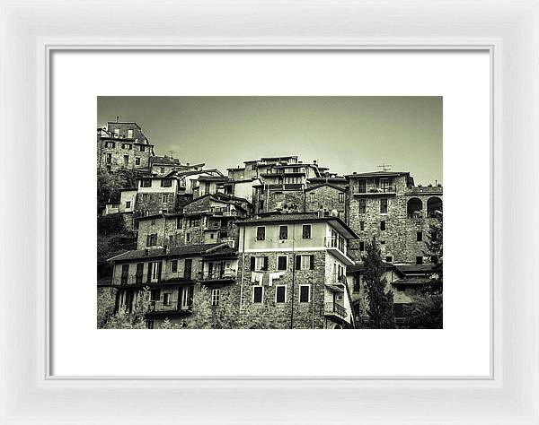 Apricale Italy - Framed Print