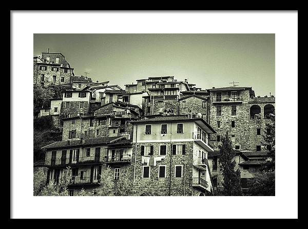 Apricale Italy - Framed Print