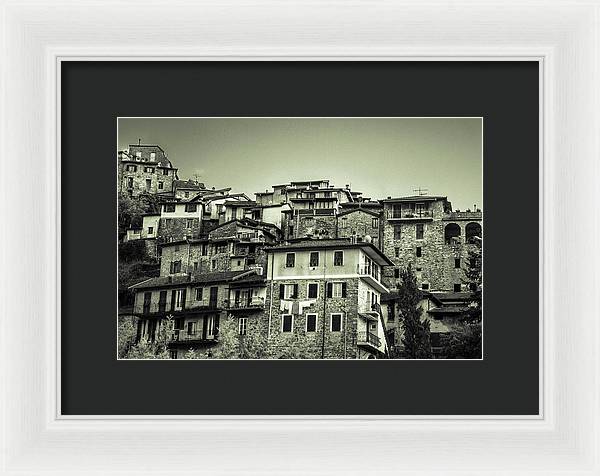 Apricale Italy - Framed Print