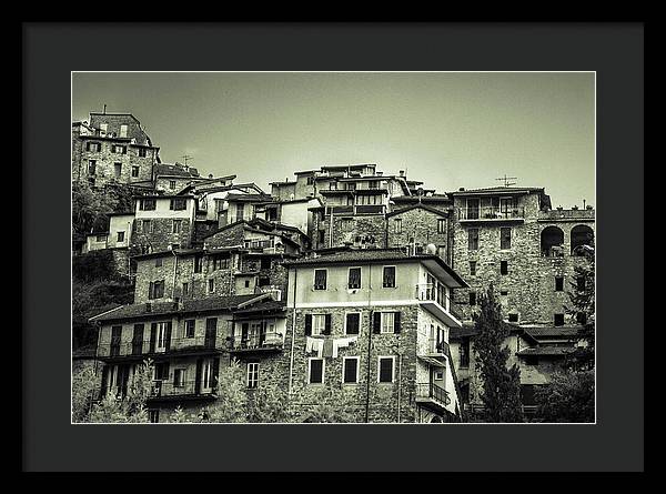 Apricale Italy - Framed Print