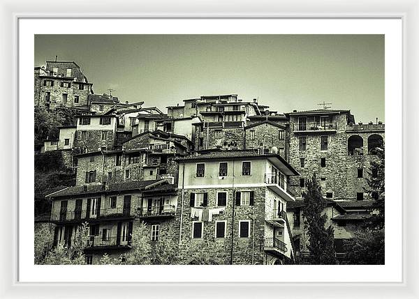 Apricale Italy - Framed Print