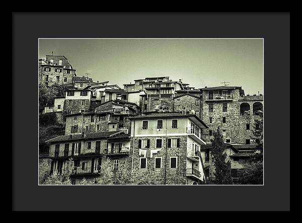 Apricale Italy - Framed Print