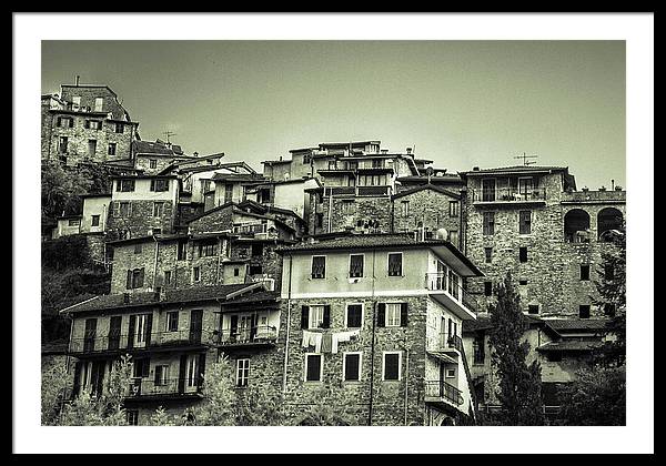 Apricale Italy - Framed Print