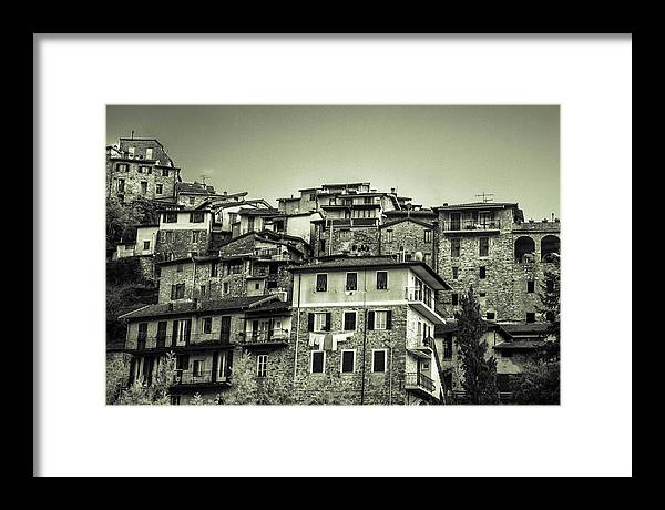 Apricale Italy - Framed Print