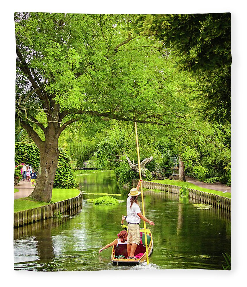 Gondola Ride Down The River - Blanket