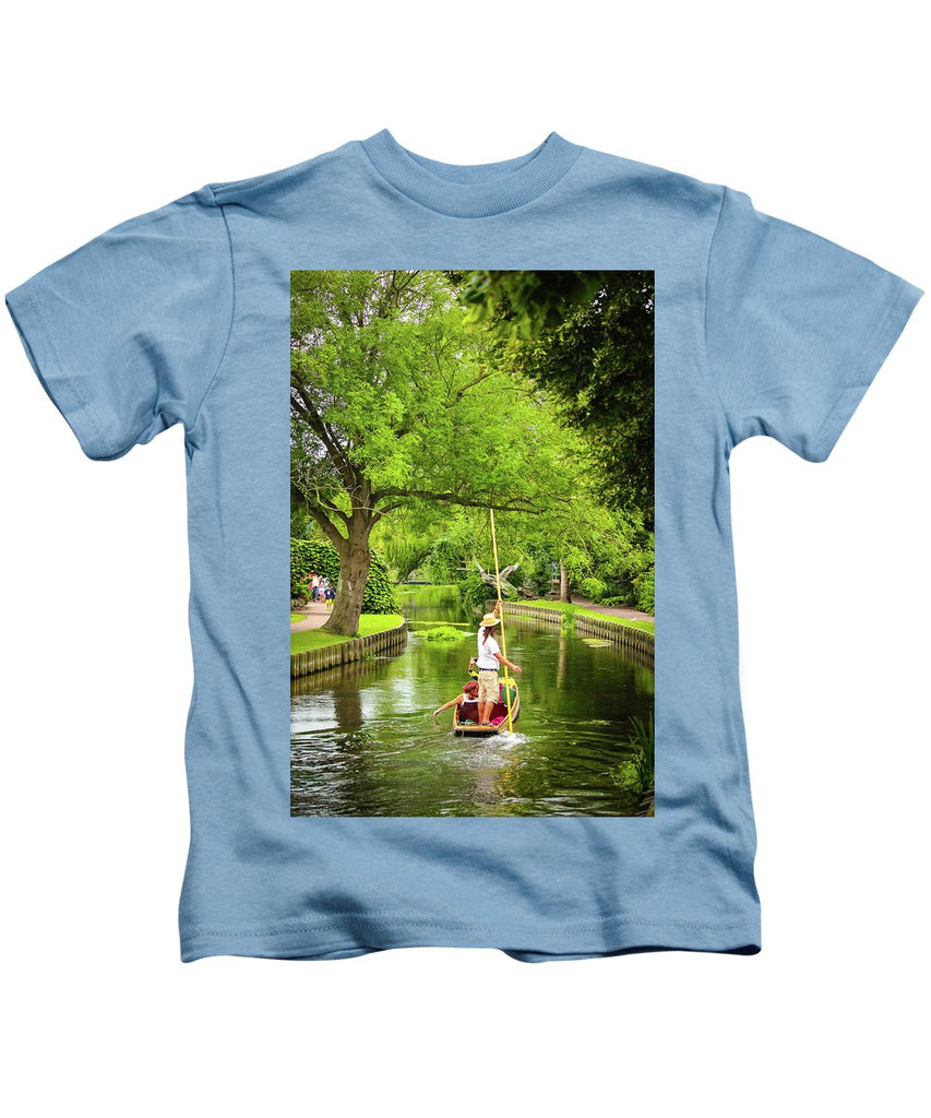 Gondola Ride Down The River - Kids T-Shirt