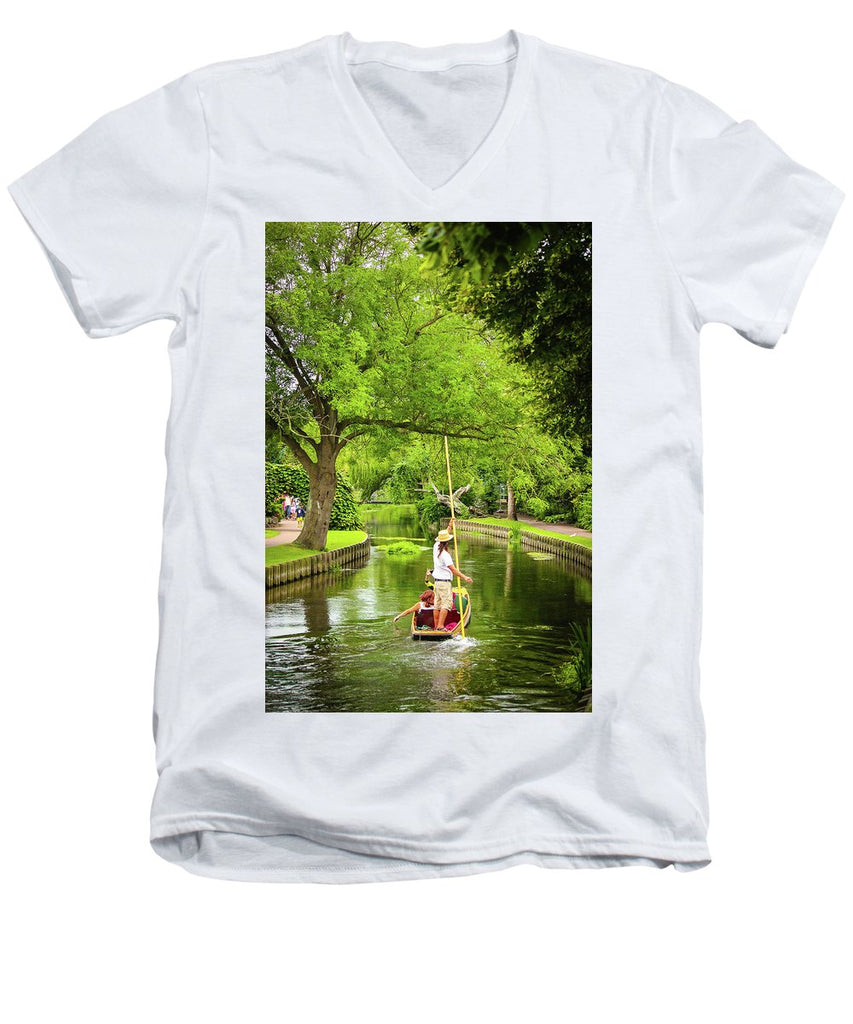 Gondola Ride Down The River - Men's V-Neck T-Shirt