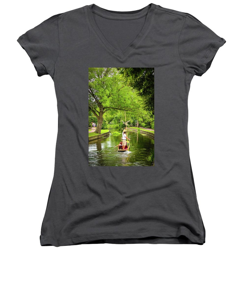 Gondola Ride Down The River - Women's V-Neck