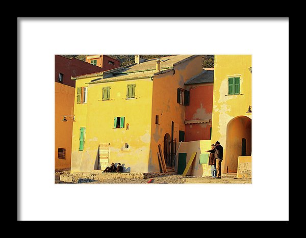 Under The Ligurian Sun - Framed Print