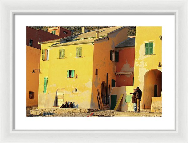 Under The Ligurian Sun - Framed Print