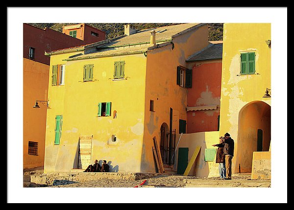 Under The Ligurian Sun - Framed Print