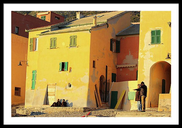 Under The Ligurian Sun - Framed Print