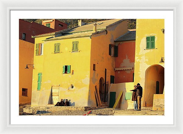 Under The Ligurian Sun - Framed Print