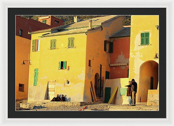 Under The Ligurian Sun - Framed Print