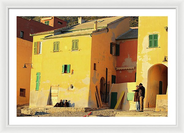 Under The Ligurian Sun - Framed Print