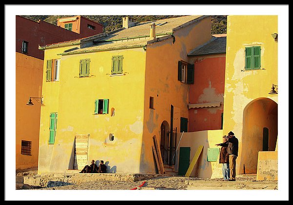 Under The Ligurian Sun - Framed Print