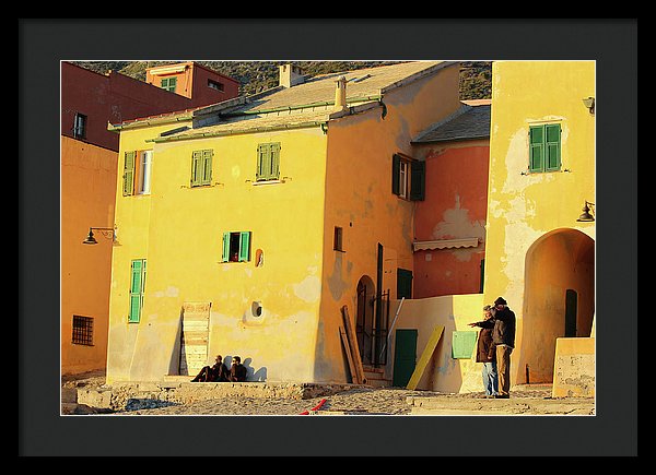 Under The Ligurian Sun - Framed Print