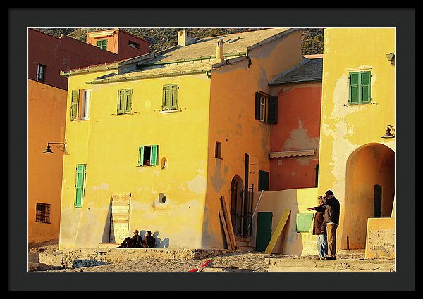 Under The Ligurian Sun - Framed Print