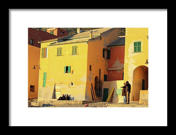 Under The Ligurian Sun - Framed Print