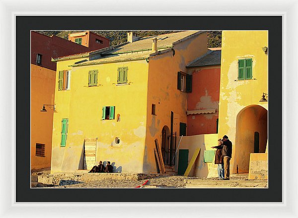 Under The Ligurian Sun - Framed Print