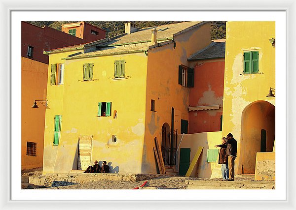 Under The Ligurian Sun - Framed Print