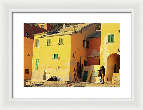 Under The Ligurian Sun - Framed Print