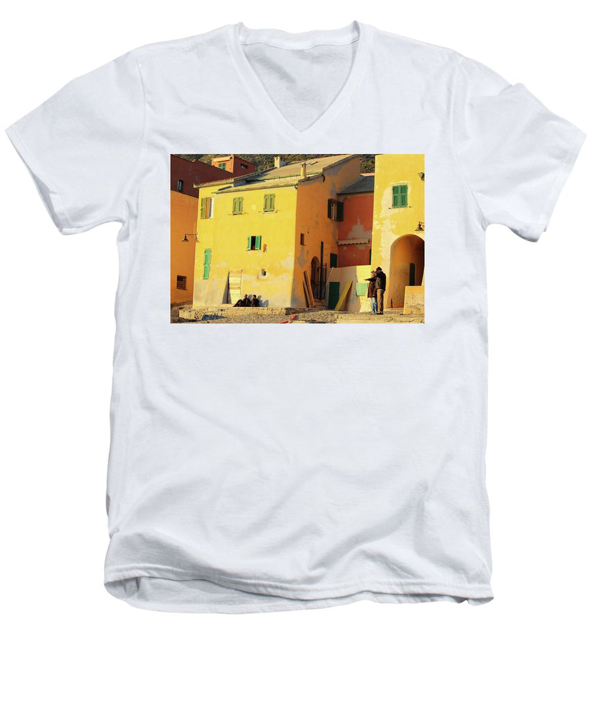 Under The Ligurian Sun - Men's V-Neck T-Shirt