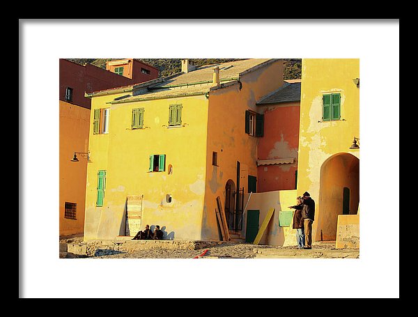 Under The Ligurian Sun - Framed Print