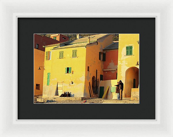 Under The Ligurian Sun - Framed Print