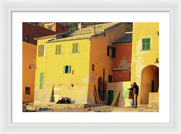 Under The Ligurian Sun - Framed Print