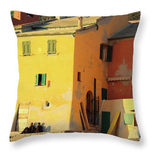 Under The Ligurian Sun - Throw Pillow