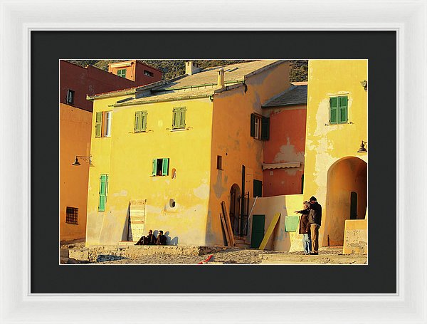 Under The Ligurian Sun - Framed Print