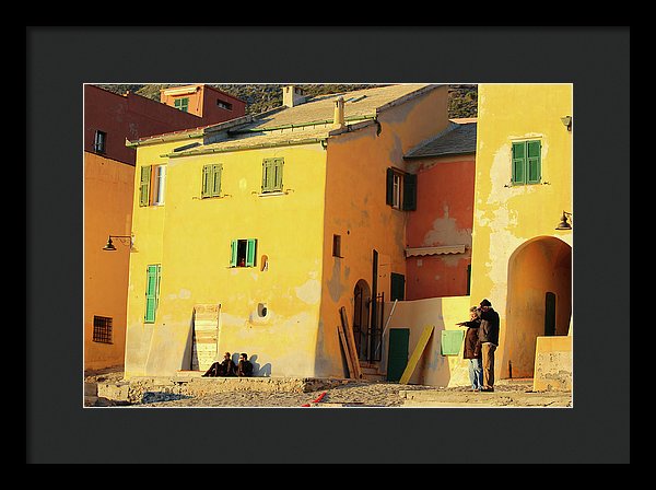 Under The Ligurian Sun - Framed Print