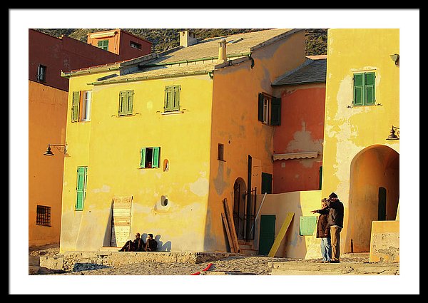 Under The Ligurian Sun - Framed Print