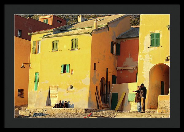 Under The Ligurian Sun - Framed Print