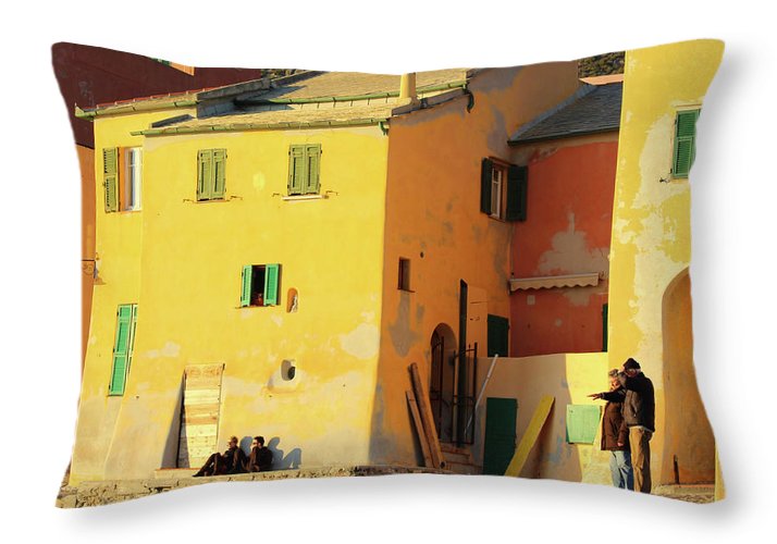 Under The Ligurian Sun - Throw Pillow
