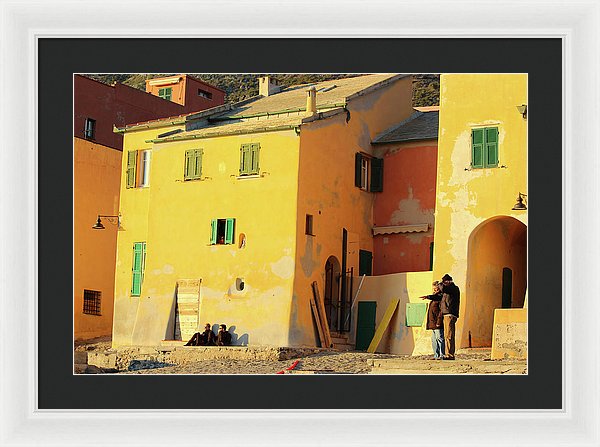 Under The Ligurian Sun - Framed Print