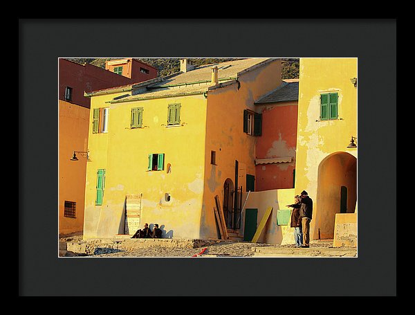 Under The Ligurian Sun - Framed Print