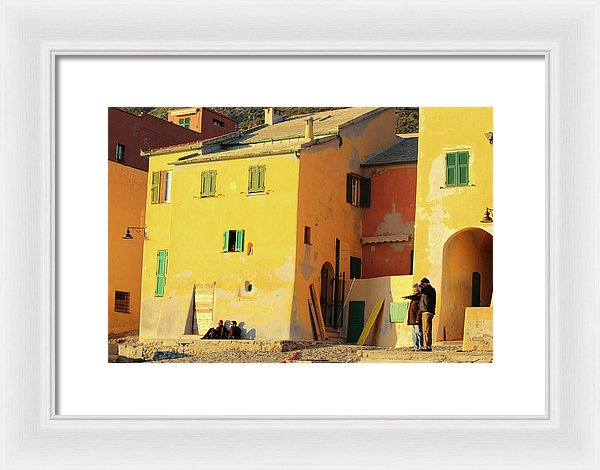 Under The Ligurian Sun - Framed Print