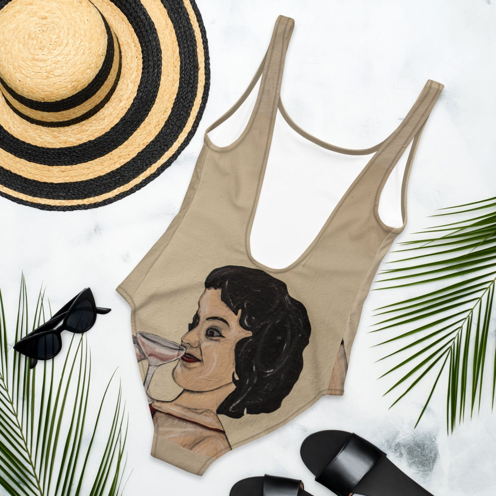 Cocktail on the Beach One Piece Swimwear