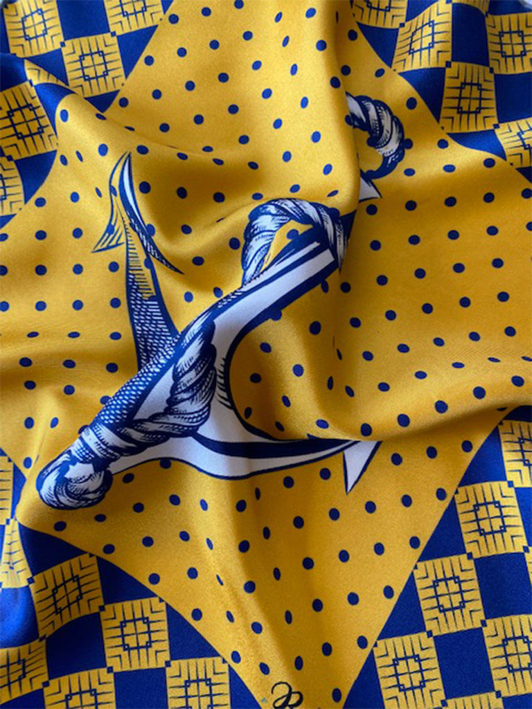 Anchors Aweigh Pocket Square