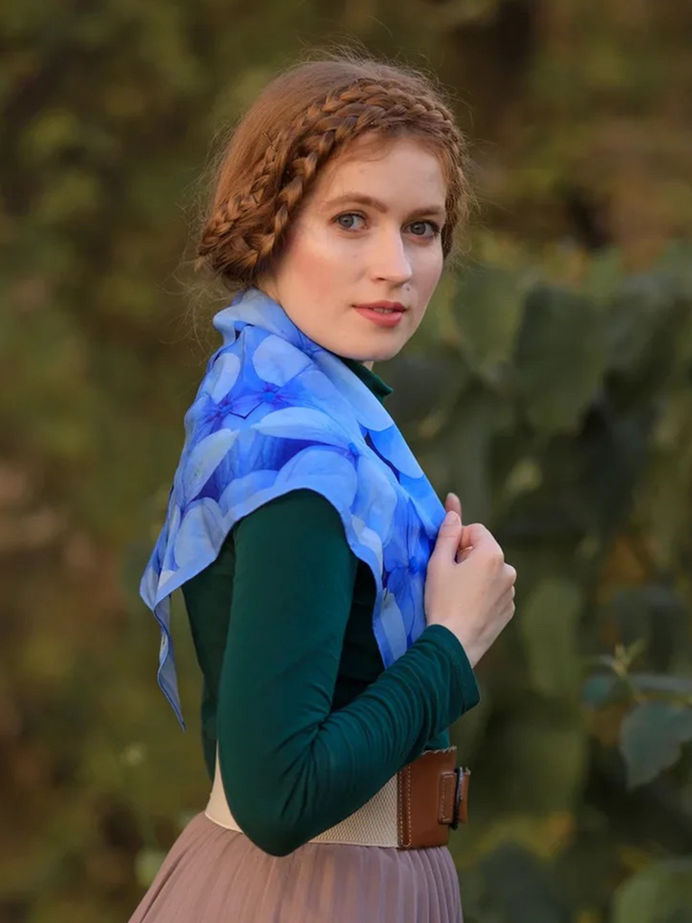 'Blue Medley' Scarf