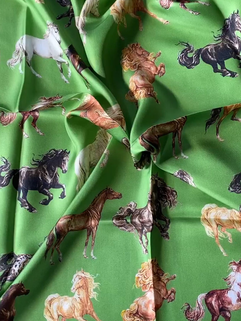 Majestic Horses Pocket Square