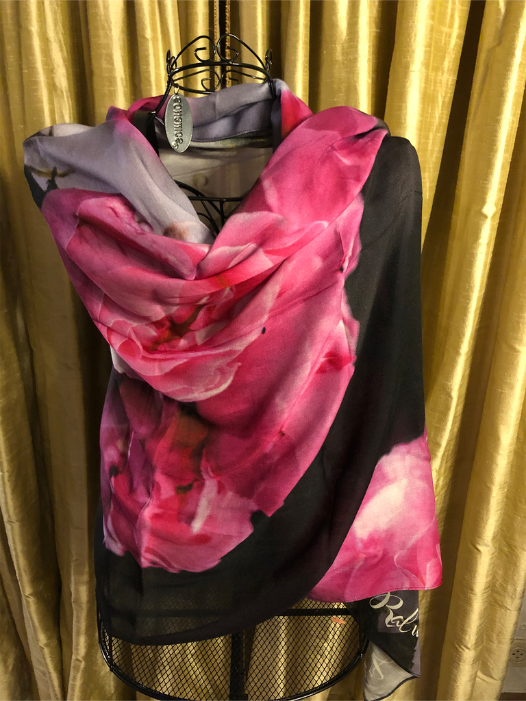 'The Scent of roses' scarf