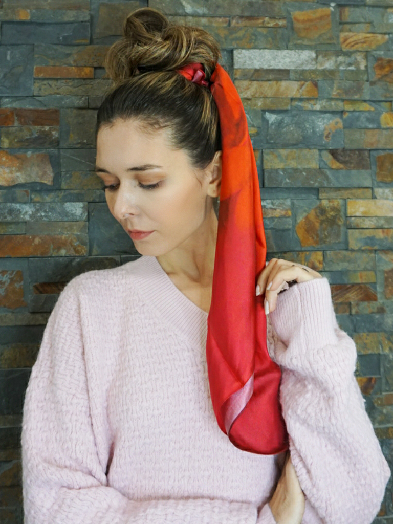 'Whisper of passion' scarf
