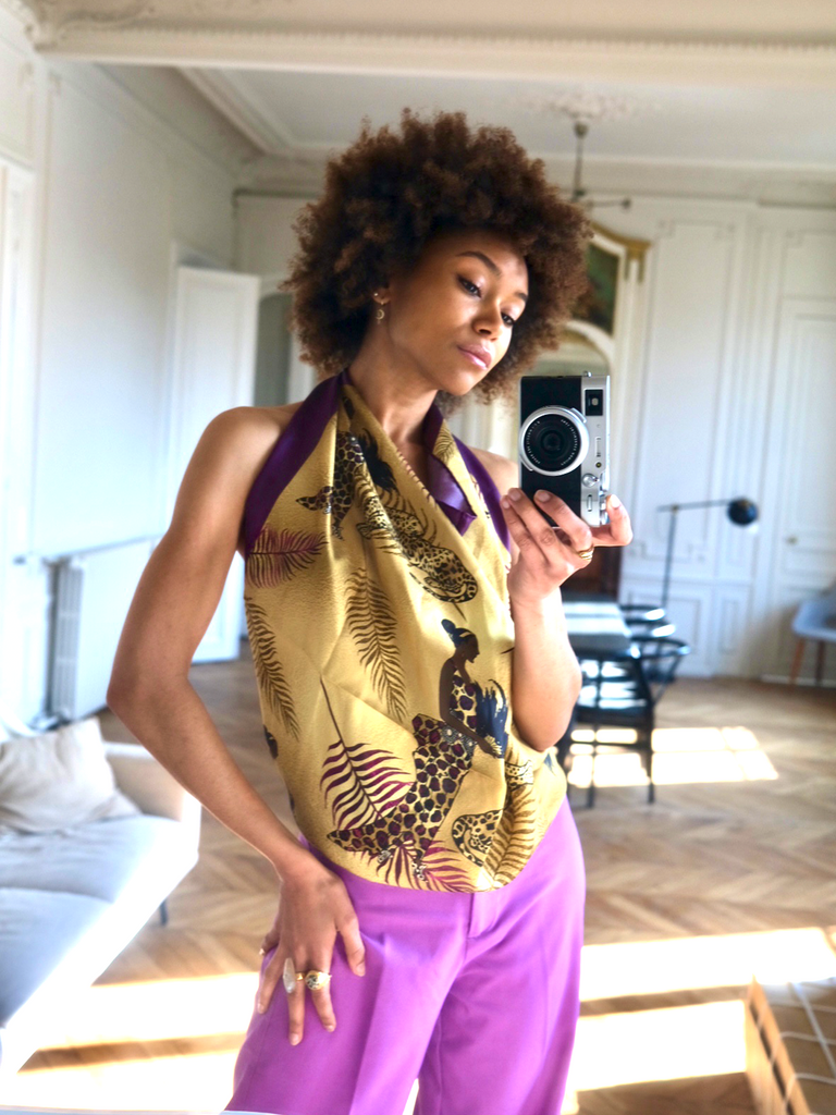 'African Splendour' Silk Scarf