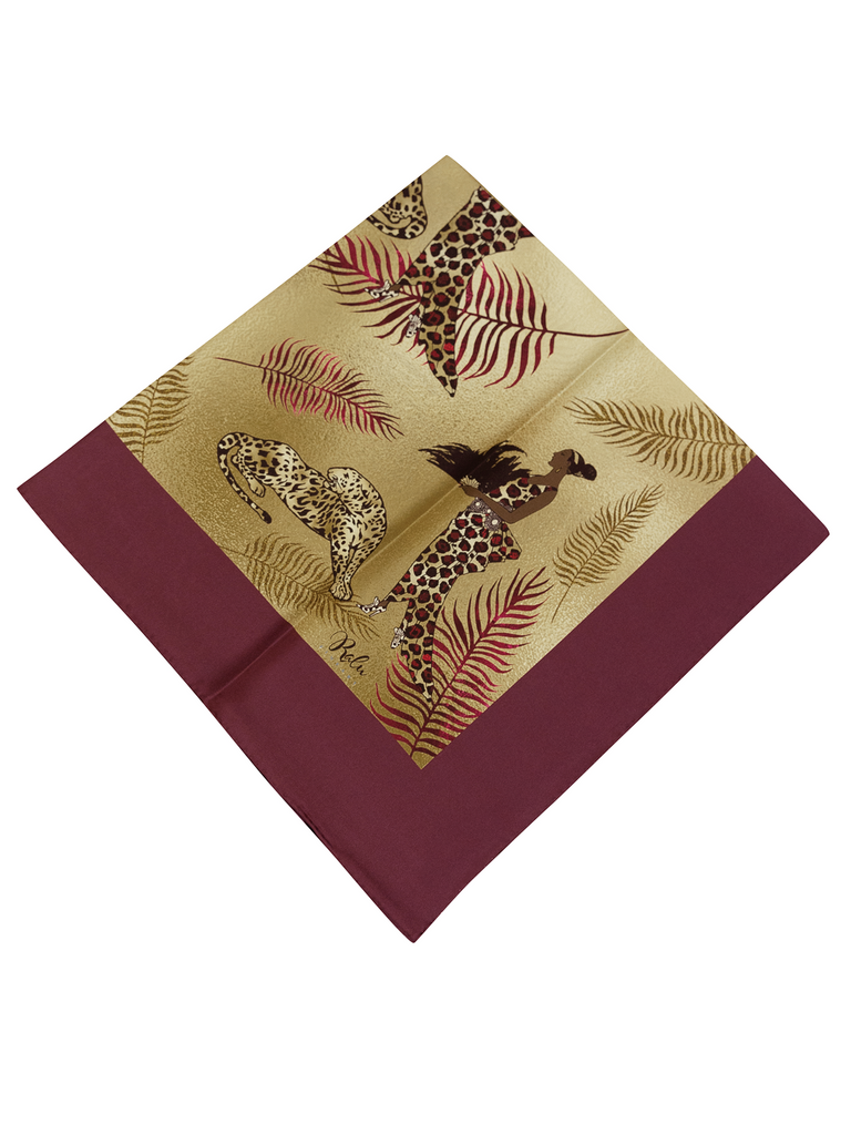 'African Splendour' Silk Scarf