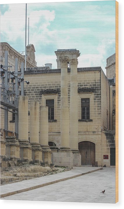 A Glimpse Of Valetta Malta - Wood Print